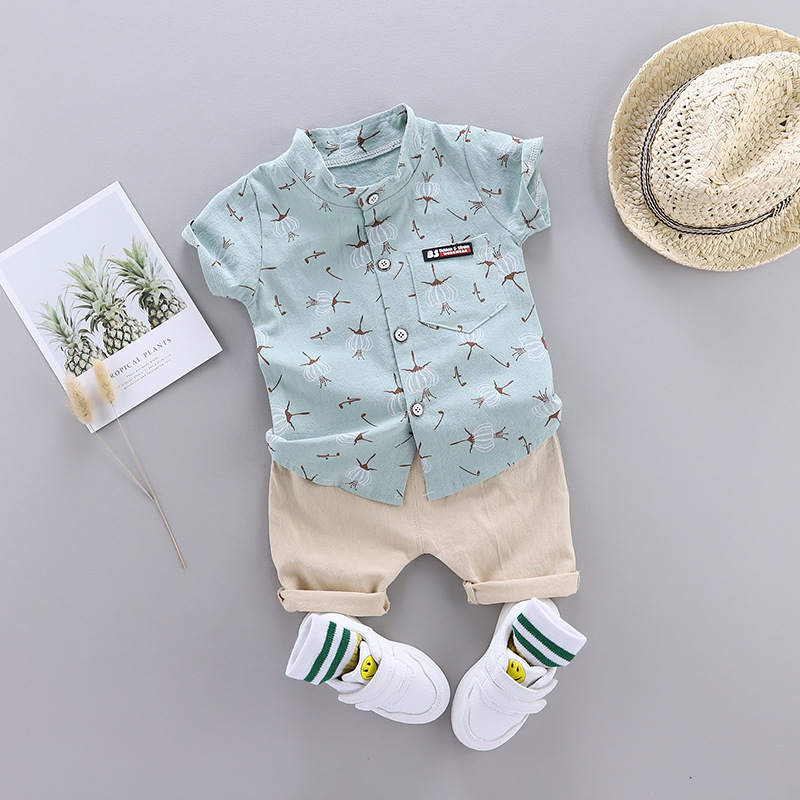Baby Clothing Bundles - Summer Cotton Baby Boys Clothes Suits