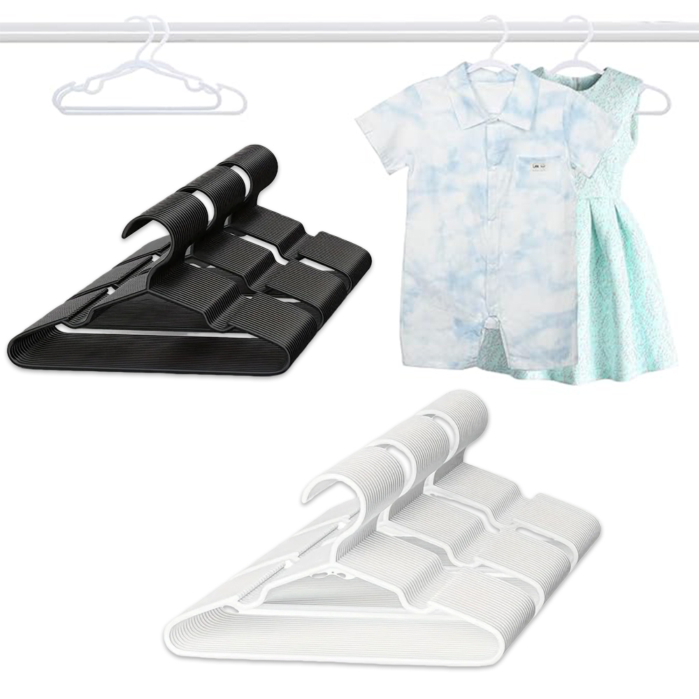 Baby Clothing Rack - 10/20Pcs Non-Slip Clothes Hangers for Infant