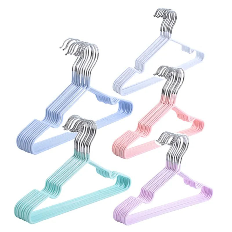 Baby Clothing Rack - 10PCS Packs Of Metal Baby Hangers