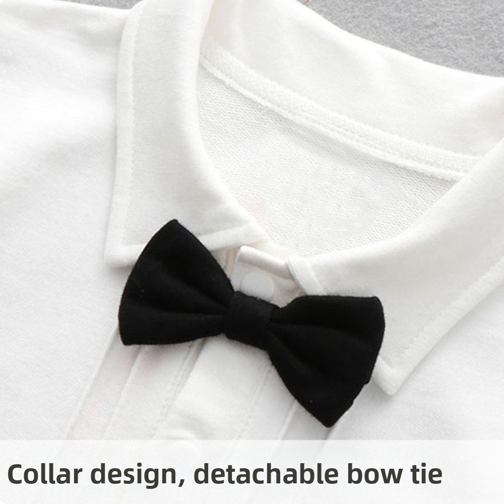 2Pcs/Set Black Tuxedo Gentlema - đánh giá và giá Baby Clothing Bundles
