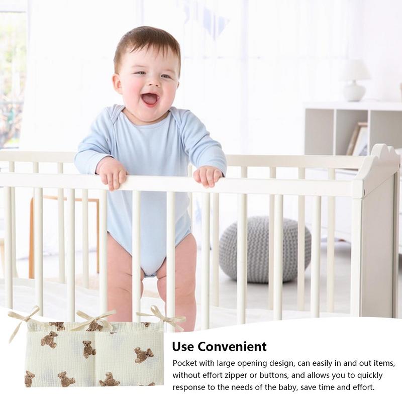 Baby Crib Organizer Cot Caddy  - đánh giá và giá Baby Clothing Bag