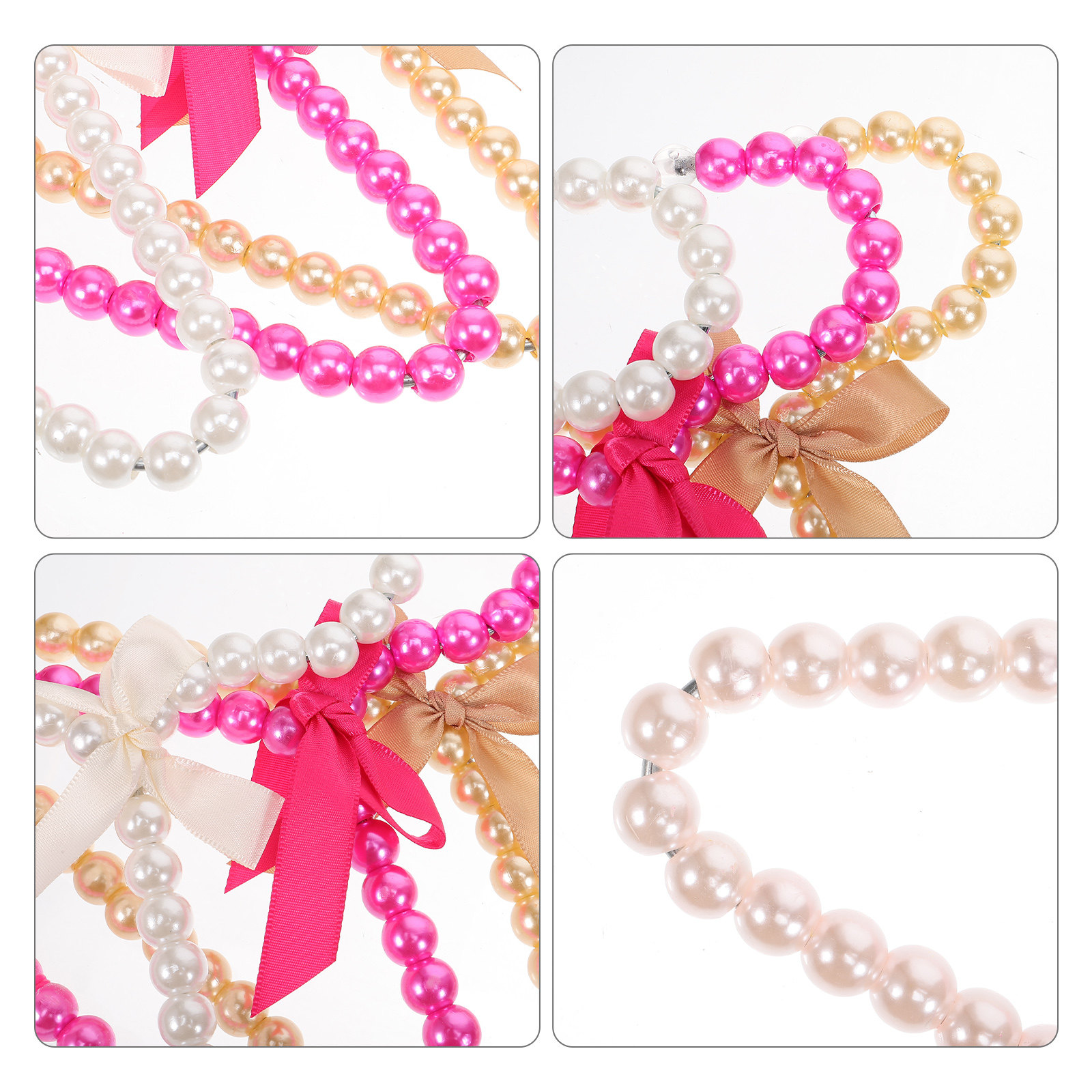 4Pcs Pearl Pet Clothes Hanger  - đánh giá và giá Baby Clothing Rack