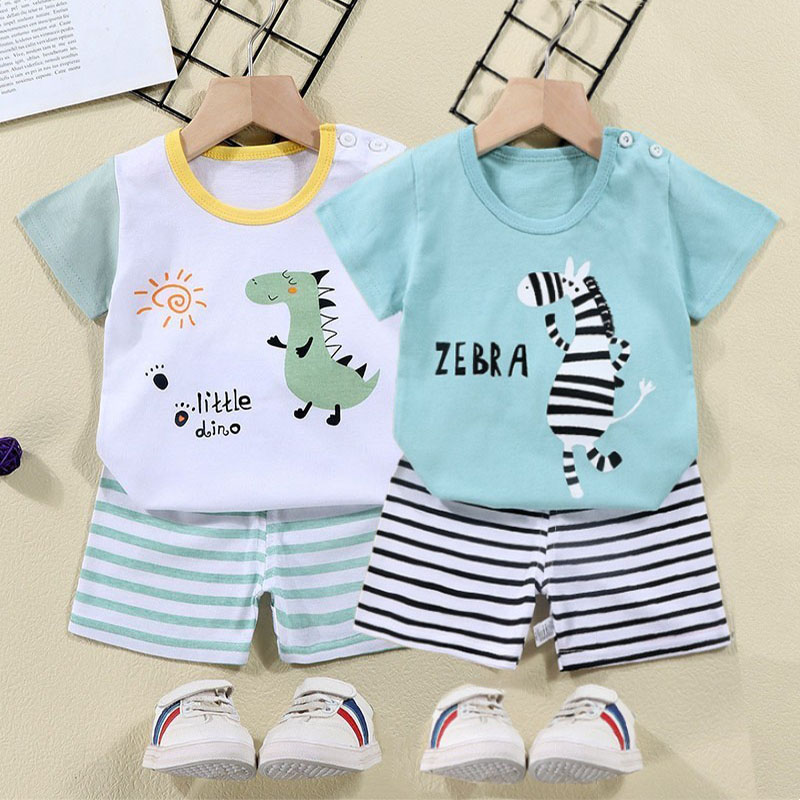 Cotton Tees+Shorts 2-piece Tra - đánh giá và giá Baby Clothing Bundles