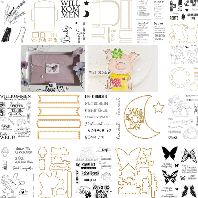 Baby Suitcase Stamps And Dies  - đánh giá và giá Baby Clothing Bag