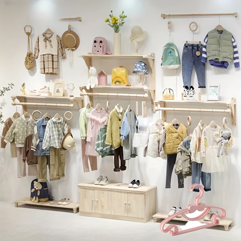 10 Pieces of Children's Hanger - đánh giá và giá Baby Clothing Display