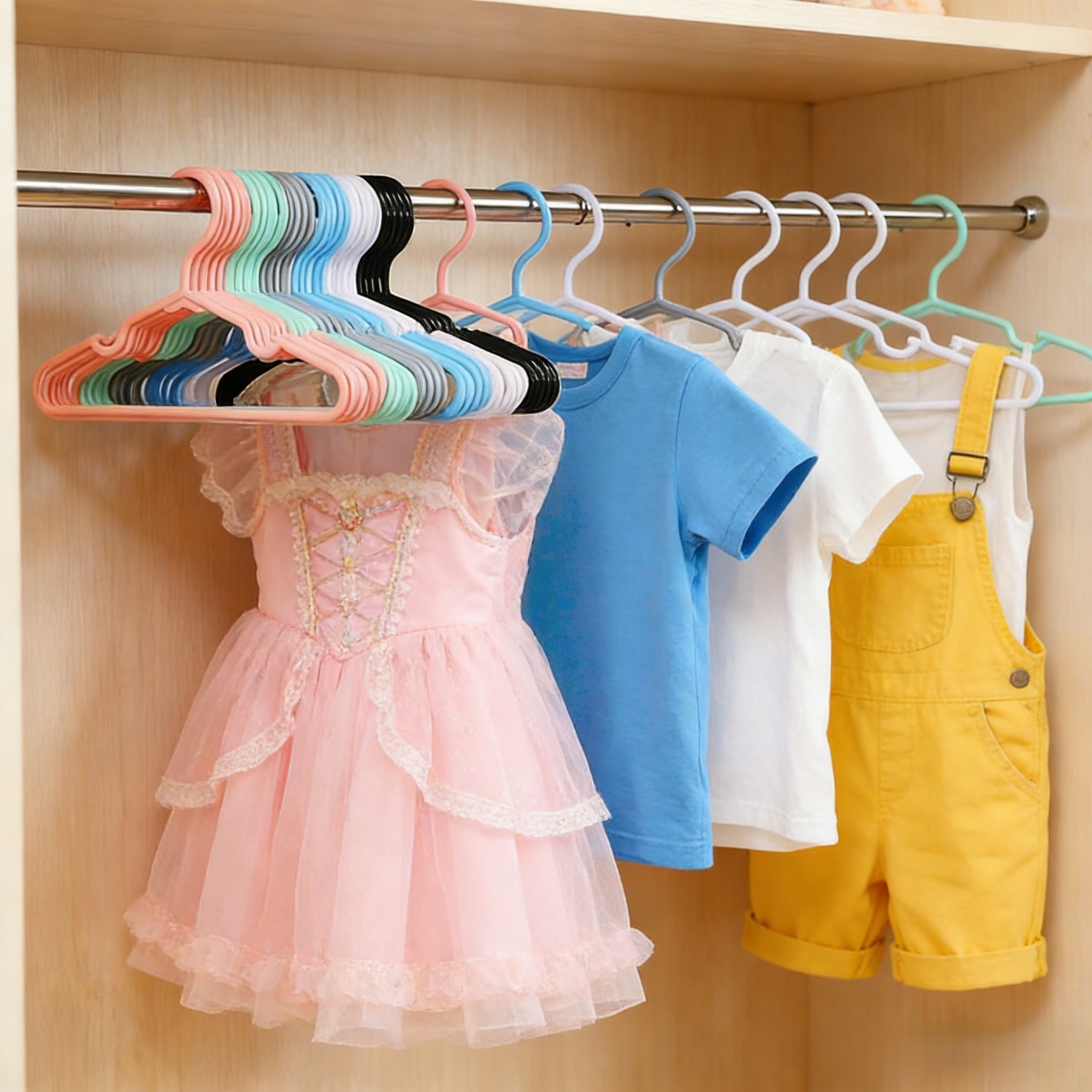 10/20Pcs Non-Slip Clothes Hang - đánh giá và giá Baby Clothing Rack
