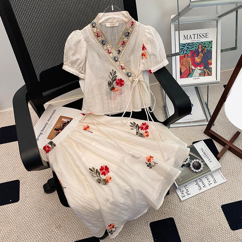 2024 Summer Girls Set Short Sk - đánh giá và giá Baby Clothing Bundles