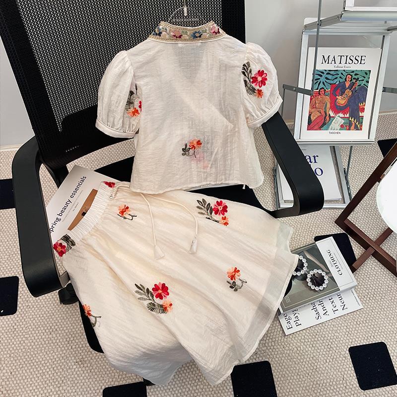 2024 Summer Girls Set Short Sk - đánh giá và giá Baby Clothing Bundles