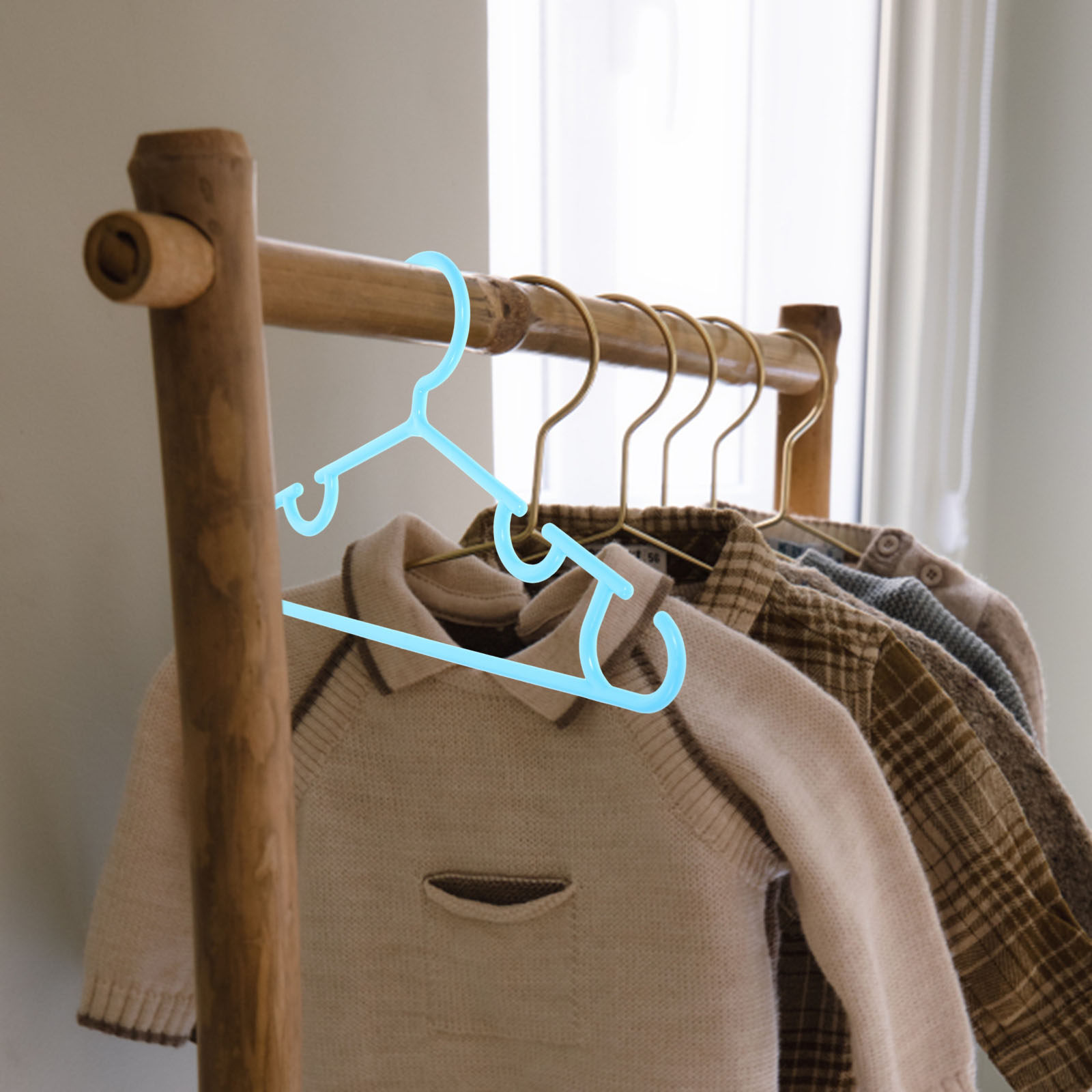 10Pcs Heavy Duty Baby Hangers  - đánh giá và giá Baby Clothing Rack