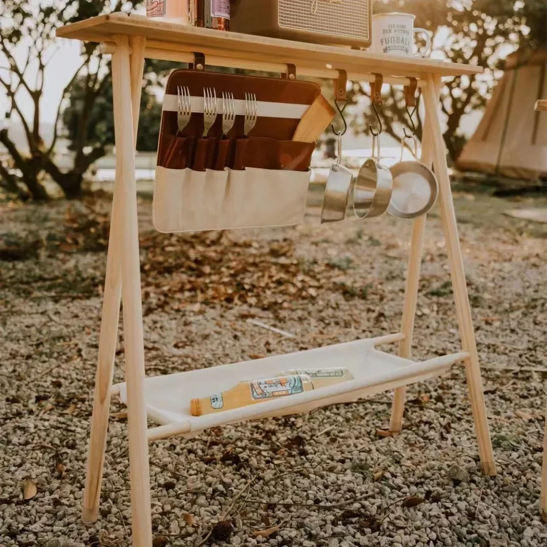 Solid wood portable hook rack  - đánh giá và giá Baby Clothing Rack