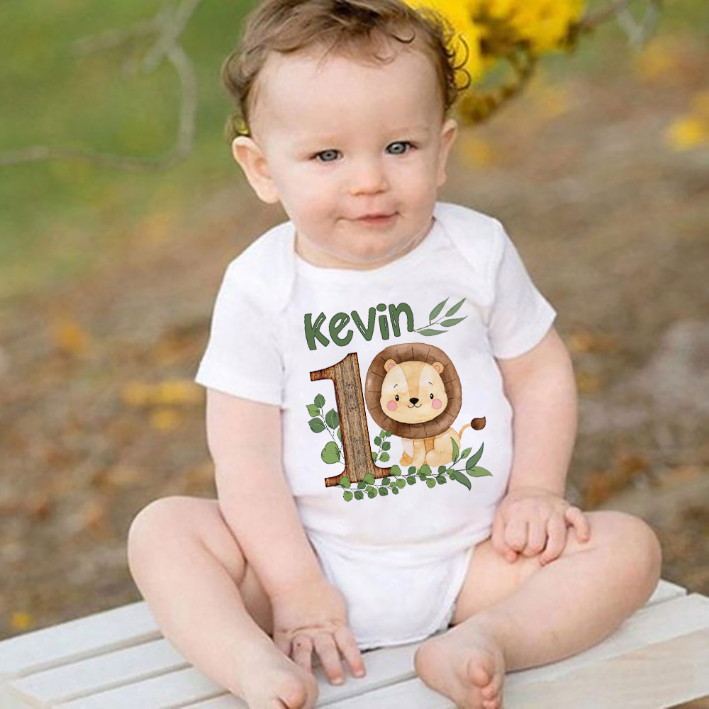 Personalised Safari Animal wit - đánh giá và giá Baby Clothing Names